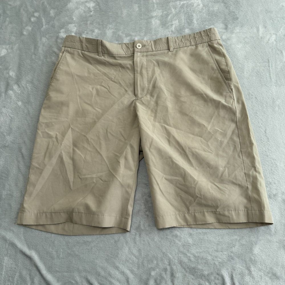 Slazenger Golf Shorts Mens 36 (37) Khaki Performance‎ Lightweight Comfort Waist